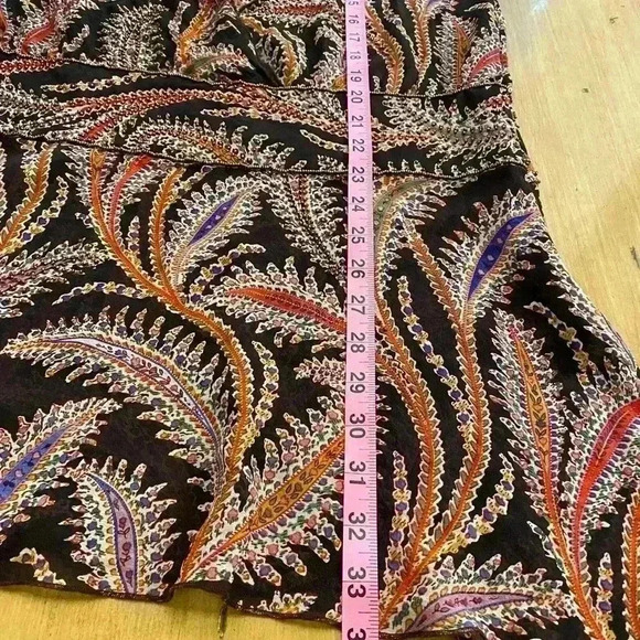 Central Park West Womens Silk Mini Drop Waist Deep V Neck Dress Nordstrom medium - Picture 6 of 12